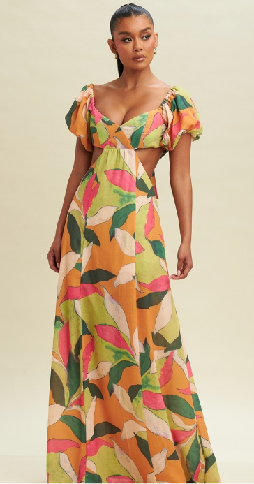 Abby Sky High Maxi Dress