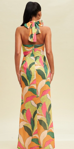 Adriane Halter Maxi Dress