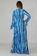 Load image into Gallery viewer, Ocean Tie-Dye Maxi Dress