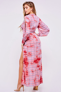 Summertime Plaid Maxi Dress