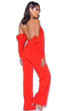 Load image into Gallery viewer, Lady In Red Jumpsuit