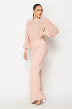 Load image into Gallery viewer, Eyelet Jumpsuit