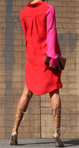 Sweet Tart Shirt Dress