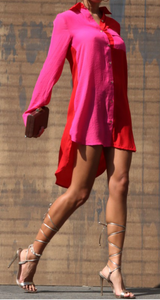 Sweet Tart Shirt Dress