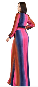 Angie Colorblock Maxi Set