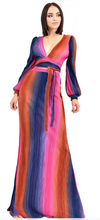 Load image into Gallery viewer, Angie Colorblock Maxi Set