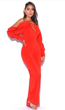 Load image into Gallery viewer, Lady In Red Jumpsuit